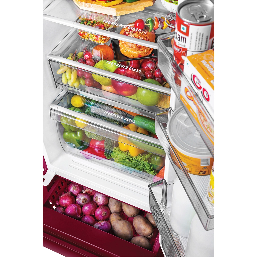 Haier 190L 5 Star Direct Cool Single Door Refrigerator with Toughened Glass Shelf - HRD-2105PRD-P